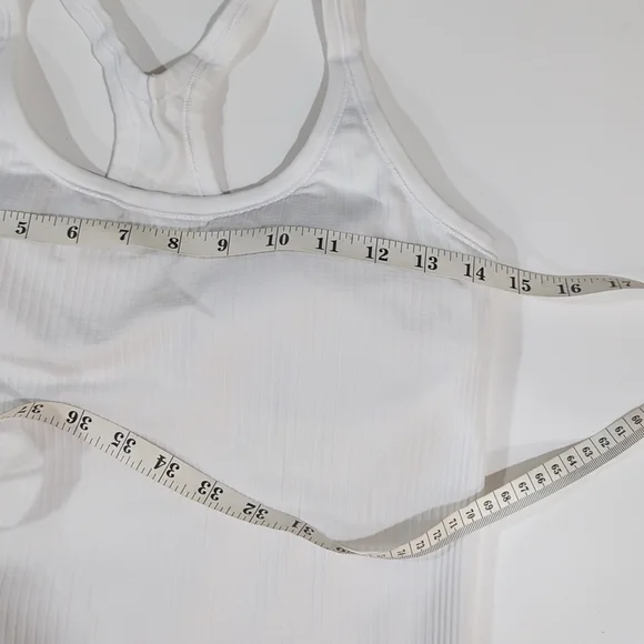 Lululemon Ebb to Street Tank II White Size 8 Racerback w1ax1s - Picture 7 of 9